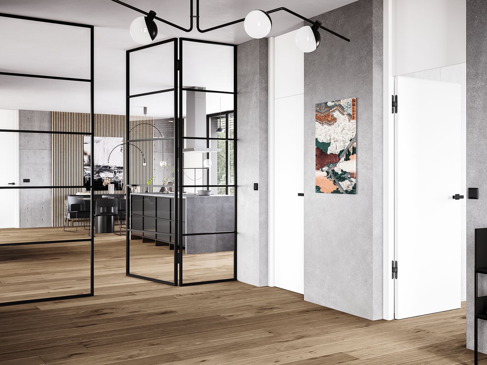 Moderne Akzente im Loft-Stil