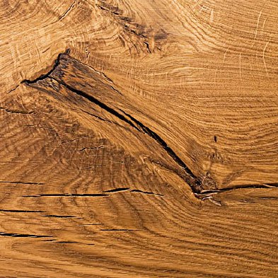 Holzmuster Wildeiche geölt-gewachst